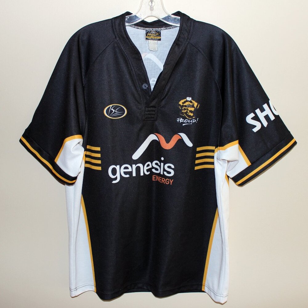 vintage❤️2006? Taranaki Rugby Football Union TRFU away jersey ISC Genesis Energy